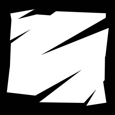 Kırma, kesme, kırılma doku efekti elementi