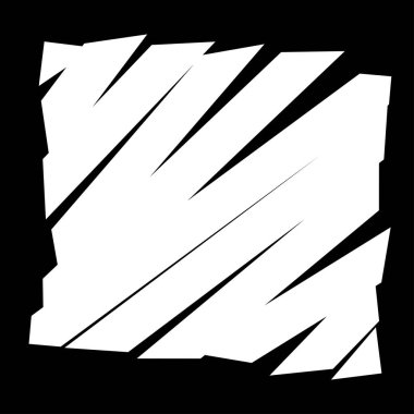 Slit, slash, fracture texture effect element