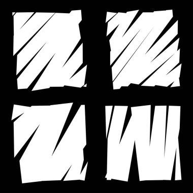 Kırma, kesme, kırılma doku efekti elementi