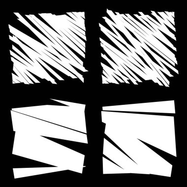 Kırma, kesme, kırılma doku efekti elementi