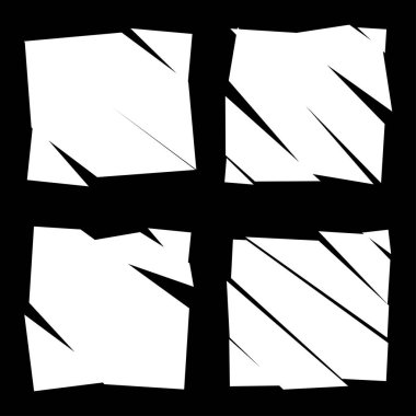 Kırma, kesme, kırılma doku efekti elementi