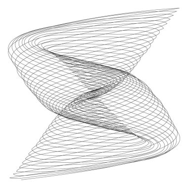 Soyut çizgi çizim ögesi