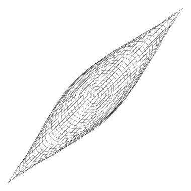 Soyut çizgi çizim ögesi