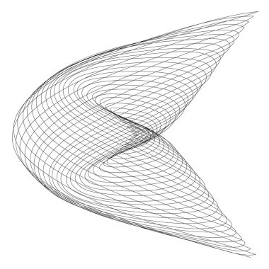 Soyut çizgi çizim ögesi