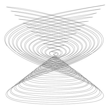 Soyut çizgi çizim ögesi