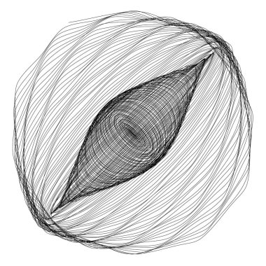 Soyut çizgi çizim ögesi