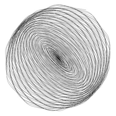 Soyut çizgi çizim ögesi