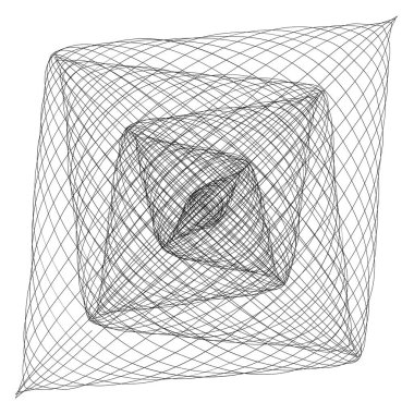 Soyut çizgi çizim ögesi