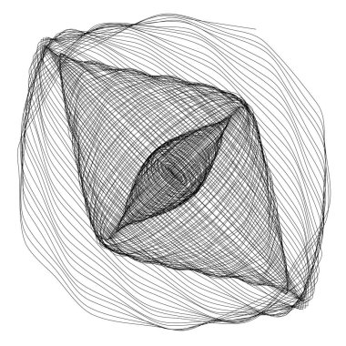 Soyut çizgi çizim ögesi