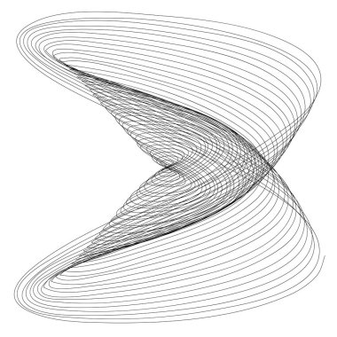 Soyut çizgi çizim ögesi