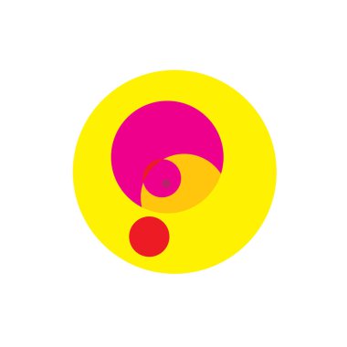 Rastgele daireler, dairesel halkalar geometrik tasarım ögesi