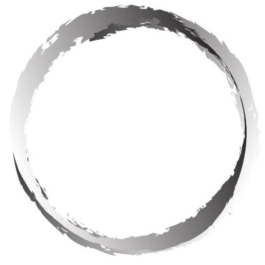 Huysuz, dokulu daire elementi. Dairesel sıçrama şekli