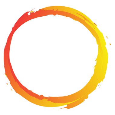 Huysuz, dokulu daire elementi. Dairesel sıçrama şekli