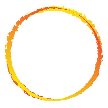 Huysuz, dokulu daire elementi. Dairesel sıçrama şekli