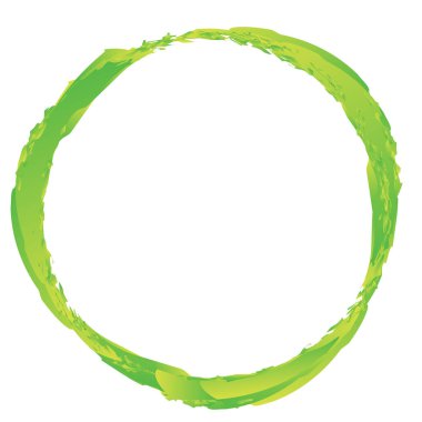 Huysuz, dokulu daire elementi. Dairesel sıçrama şekli