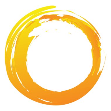 Huysuz, dokulu daire elementi. Dairesel sıçrama şekli