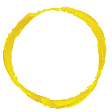 Huysuz, dokulu daire elementi. Dairesel sıçrama şekli