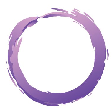 Huysuz, dokulu daire elementi. Dairesel sıçrama şekli