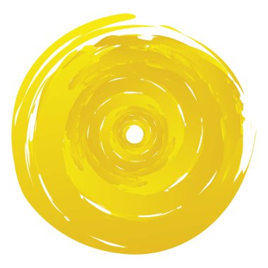 Huysuz, dokulu daire elementi. Dairesel sıçrama şekli