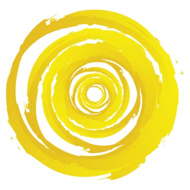 Huysuz, dokulu daire elementi. Dairesel sıçrama şekli