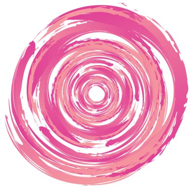 Huysuz, dokulu daire elementi. Dairesel sıçrama şekli