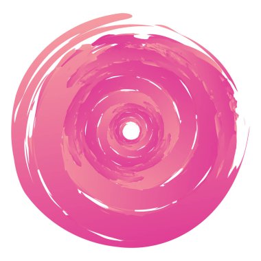 Huysuz, dokulu daire elementi. Dairesel sıçrama şekli