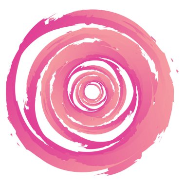 Huysuz, dokulu daire elementi. Dairesel sıçrama şekli