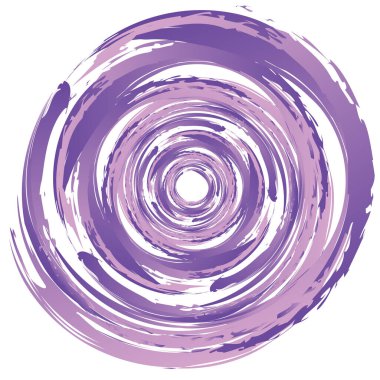 Huysuz, dokulu daire elementi. Dairesel sıçrama şekli