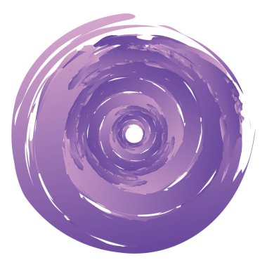 Huysuz, dokulu daire elementi. Dairesel sıçrama şekli