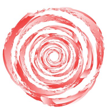 Huysuz, dokulu daire elementi. Dairesel sıçrama şekli