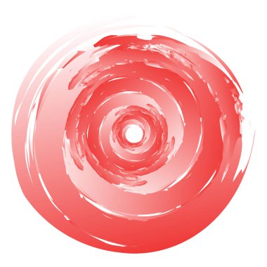 Huysuz, dokulu daire elementi. Dairesel sıçrama şekli