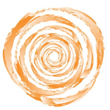 Huysuz, dokulu daire elementi. Dairesel sıçrama şekli