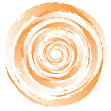 Huysuz, dokulu daire elementi. Dairesel sıçrama şekli