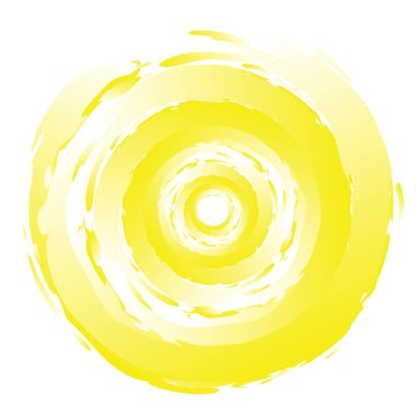 Grungy, textured circle element. Circular splatter shape