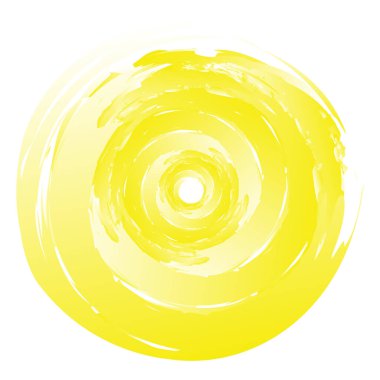 Huysuz, dokulu daire elementi. Dairesel sıçrama şekli