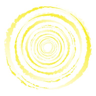 Huysuz, dokulu daire elementi. Dairesel sıçrama şekli