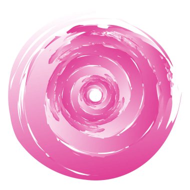 Huysuz, dokulu daire elementi. Dairesel sıçrama şekli