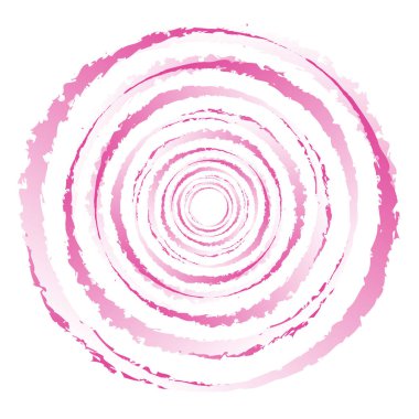 Huysuz, dokulu daire elementi. Dairesel sıçrama şekli