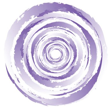 Huysuz, dokulu daire elementi. Dairesel sıçrama şekli