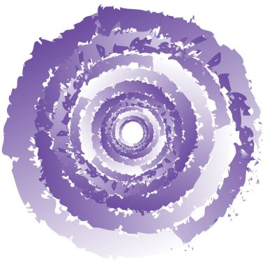 Huysuz, dokulu daire elementi. Dairesel sıçrama şekli