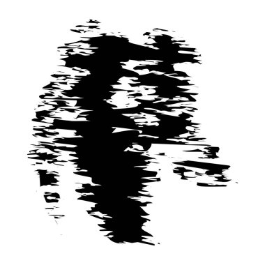 Pis boya fırçası, fırça darbesi şekli, element