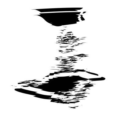 Pis boya fırçası, fırça darbesi şekli, element