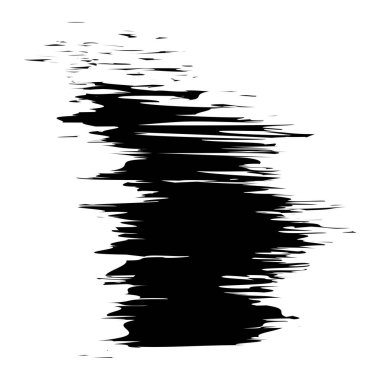 Pis boya fırçası, fırça darbesi şekli, element