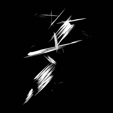 Pis boya fırçası, fırça darbesi şekli, element