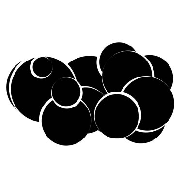 Rastgele daireler soyut geometrik bileşim