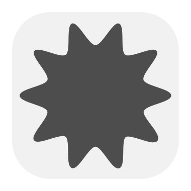 Yıldız patlaması, güneş patlaması yıldız şekli vektör elementi 