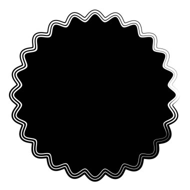 Yıldız patlaması, güneş patlaması yıldız şekli vektör elementi 