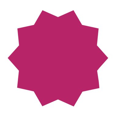 Yıldız patlaması, güneş patlaması yıldız şekli vektör elementi 