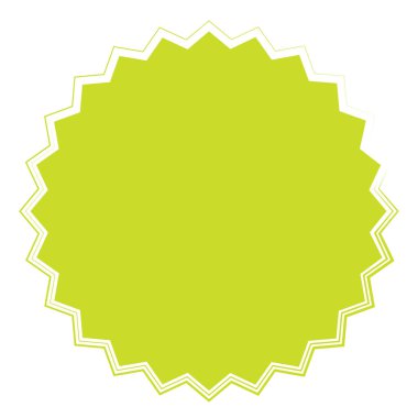 Starburst, sunburst star shape vector element 