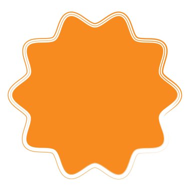 Yıldız patlaması, güneş patlaması yıldız şekli vektör elementi 